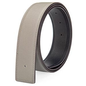 9457 Reversible Genuine Leather Belt Replacement Strap Width 38mm Length